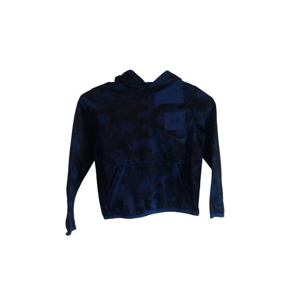 Under Armour Youth Black and Blue hoodie - Picture 1 of 3